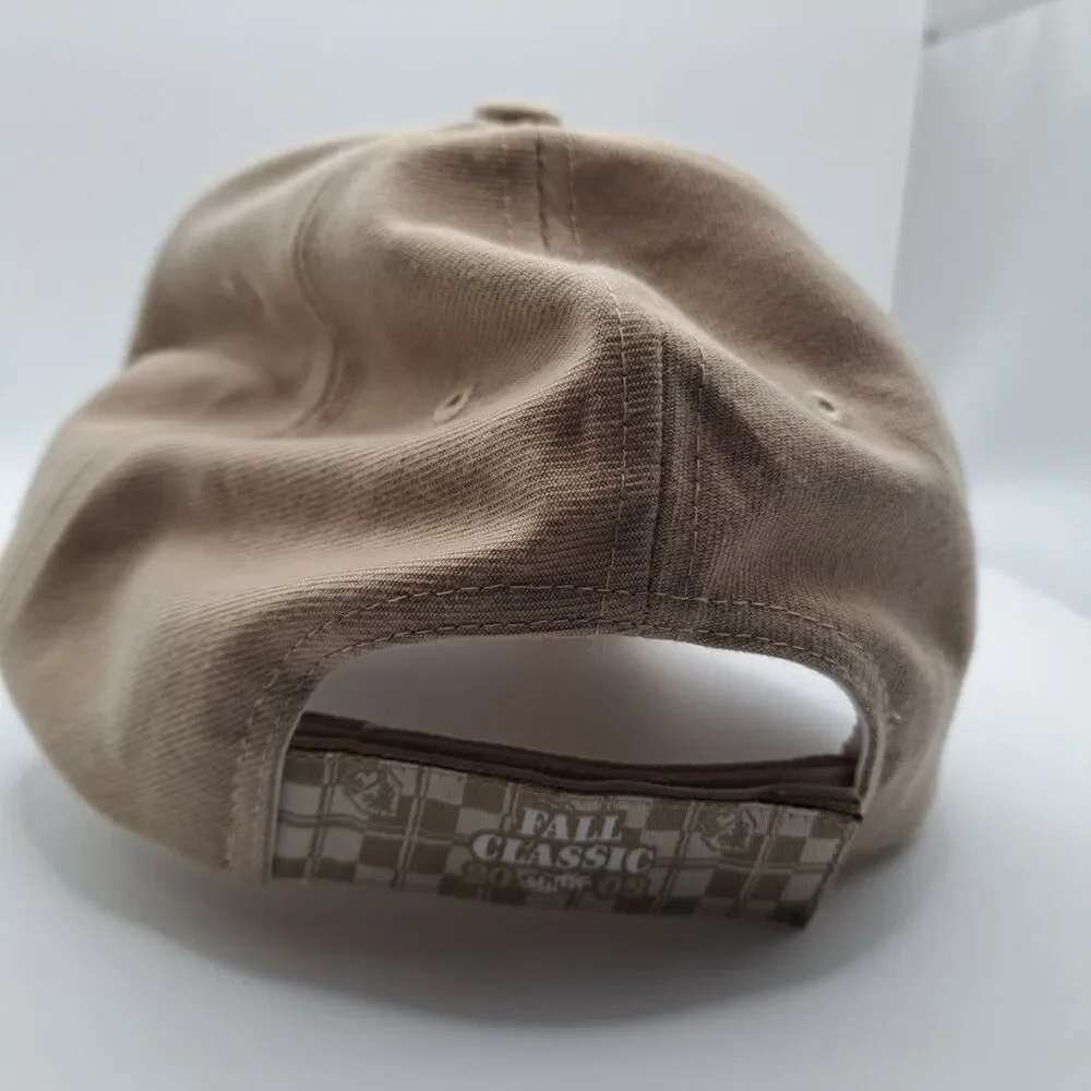 2008 Nike Philadelphia Phillies World Series Champions Hat Cap Tan White EUC‎